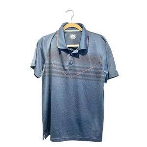 Mens Prince Tennis Polo Navy Sz Large Lightweight Breathable